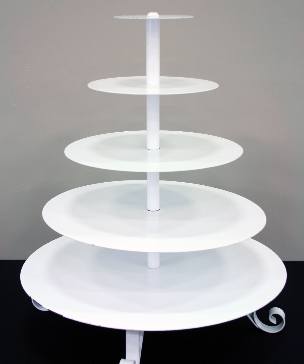 Cupcake Stand, 5-Tier White